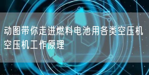 動圖帶你走進(jìn)燃料電池用各類空壓機(jī) 空壓機(jī)工作原理(圖1)