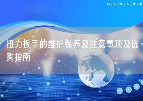 扭力扳手的維護(hù)保養(yǎng)及注意事項及選購指南(圖1) 扭力扳手的維護(hù)保養(yǎng)及注意事項及選購指南(圖1)