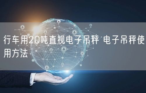 行車用20噸直視電子吊秤 電子吊秤使用方法(圖1) 行車用20噸直視電子吊秤 電子吊秤使用方法(圖1)
