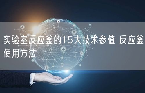 實驗室反應(yīng)釜的15大技術(shù)參值 反應(yīng)釜使用方法(圖1)