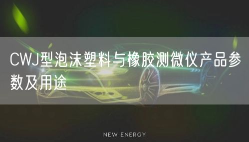 CWJ型泡沫塑料與橡膠測微儀產(chǎn)品參數(shù)及用途(圖1)